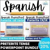 Spanish Preterite Verbs PowerPoint Bundle Regular Preterit