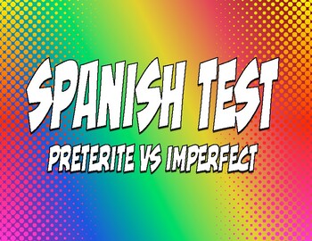 Preview of Spanish Preterite Vs Imperfect Test