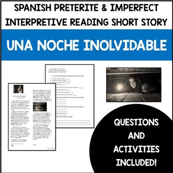 Spanish Preterite and Imperfect Short Story/Reading Activity Worksheet