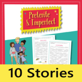 Spanish Preterite and Imperfect verb tenses: 10 stories, g