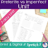 Spanish Preterite vs Imperfect Unit - el pretérito imperfe