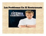 Spanish Problemas en el Restaurante-presentation and activities
