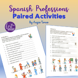 Spanish Professions Las profesiones Paired Activities Dist