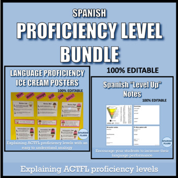 Preview of Spanish Proficiency Level Bundle