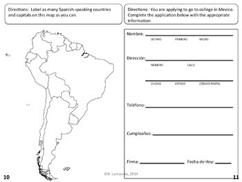 Spanish Proficiency or Placement Test: Novice-Mid by Spanish Sundries