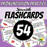 Spanish Alphabet Pronunciation Practice Flash Cards