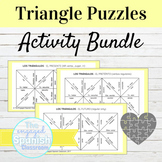 Spanish Puzzle Bundle with Editable Template