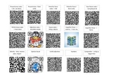 Spanish QR codes sheet for grammatical terminology and vocabulary