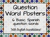 Spanish Question Word Posters - Granada Espana Tile
