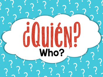 Preview of Spanish Question Word Printable Posters - Palabras Interrogativas