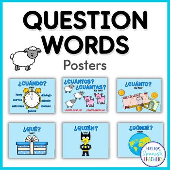 Preview of Spanish Question Words - Las palabras interrogativas