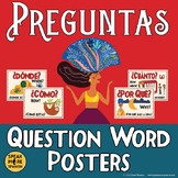 Spanish Question Words Posters Spanish Classroom Decor wit