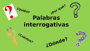 Spanish Question Words Review Activity/Power Point by Lila Fox | TPT