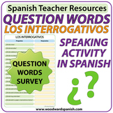 Spanish Question Words - Speaking Activity