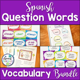 Spanish Question Words Vocabulary Bundle