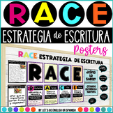 Spanish RACE Writing Strategy Posters Estrategia de Escrit