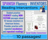 BUNDLE of Spanish READING Fluency INTERVENTIONS-  28 Nonfi
