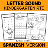 Spanish Kindergarten RTI Letter Sounds