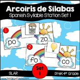 Spanish: Rainbow Theme Syllable Learning Station