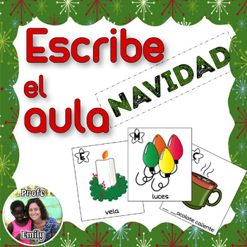 Preview of Spanish Read / Write the Room: Christmas