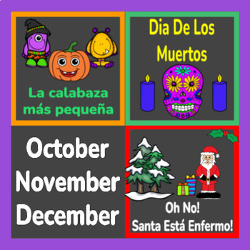 Preview of Spanish Reader's Theater Bundle | Español | Reading Fluency