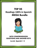 Spanish Reading MEGA Bundle: TOP 35 Lecturas @50% off! (10