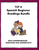 Spanish Beginner Readings Bundle: Lecturas Fáciles: TOP 8 