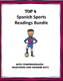 Spanish Reading Bundle Sports - Los deportes 4 Lecturas @30% off!