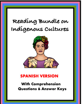 Preview of Spanish Indigenous Reading Bundle : Top 4 Lecturas @35% off! (Aztec/Maya/Inca)