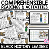 Black History Month in Spanish Reading Comprehension Passa