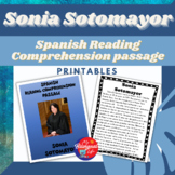 Sonia Sotomayor - Spanish Biography Activity Printable - W