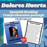 Dolores Huerta - Spanish Biography Activity Printable - Wo