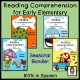 Spanish Reading Comprehension Bundle (Fall, Winter, Spring