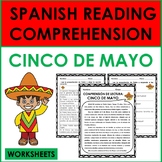 Spanish Reading Comprehension: CINCO DE MAYO WORKSHEETS