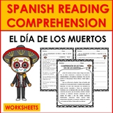 Spanish Reading Comprehension: EL DÍA DE LOS MUERTOS WORKSHEETS