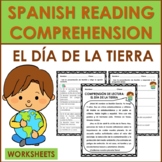 Spanish Reading Comprehension: El Día de la Tierra (Earth 