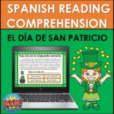 Spanish Reading Comprehension: El día de San Patricio BOOM CARDS