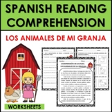 Spanish Reading Comprehension: Farm Animals/Los Animales d