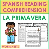 Spanish Reading Comprehension: La Primavera (Spanish Sprin