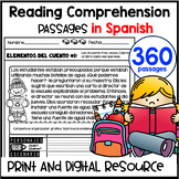 2nd grade Spanish Reading Comprehension Passages Bundle wi