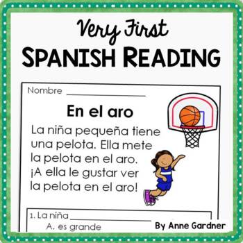 spanish reading comprehension passages with questions set one esl and ell