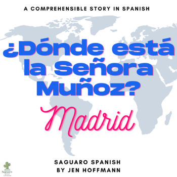 Preview of Spanish Reading Comprehension | Present Tense Story | Madrid, Spain
