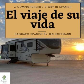 Preview of Spanish Reading Comprehension | Present Tense Story | Sweet 16 Verbs