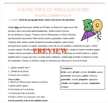 SOMOS 2 Unit 10 Intermediate Spanish Curriculum -er/-ir Imperfect verbs