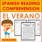 Spanish Reading Comprehension: SPANISH SUMMER (EL VERANO) 