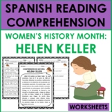 Spanish Reading Comprehension: Women's History Month (Hele