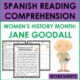 Spanish Reading Comprehension: Women's History Month (Jane