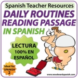 Spanish Reading - Daily Routines - Reflexive Verbs