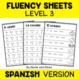 Spanish Reading Fluency Sheets 3