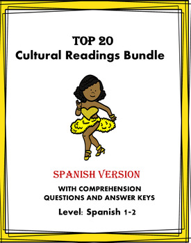 Preview of Spanish Reading BIG Bundle: Cultura: TOP 20 Lecturas - Spanish 2+ (50% Off!)
